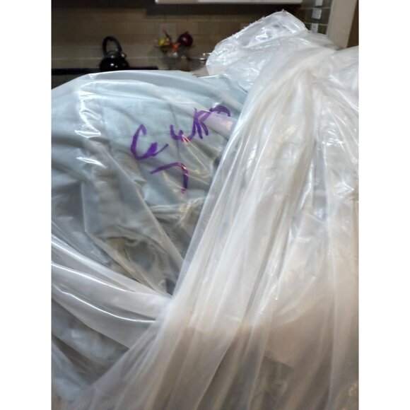 Shabby Chic King Size Quilted Comforter Set 2 Pillow Shams Frayed Edges Cotton - Picture 15 of 16